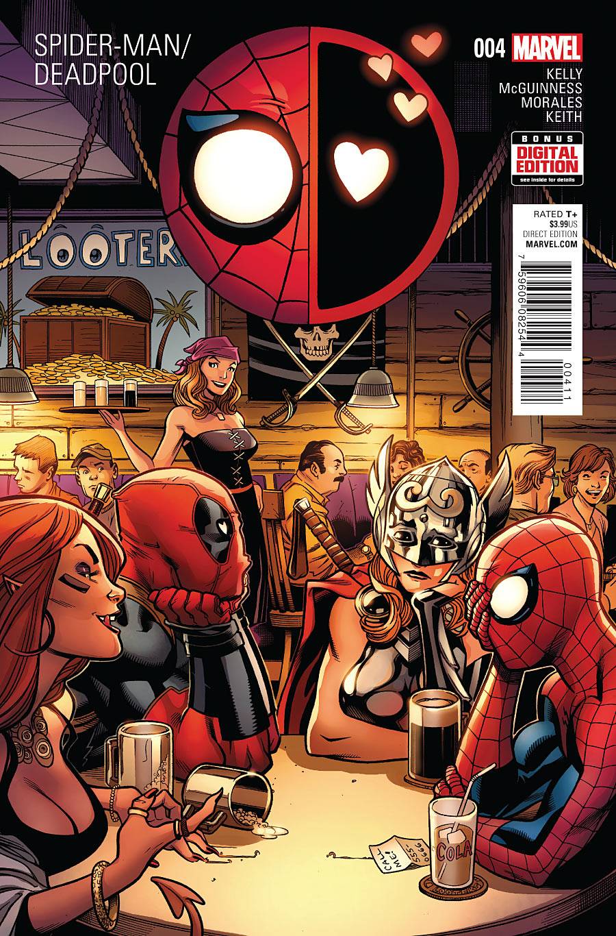 SPIDER-MAN DEADPOOL #4 MCGUINNESS 1ST PRINT 2016 Spider-Man Deadpool MARVEL COMICS