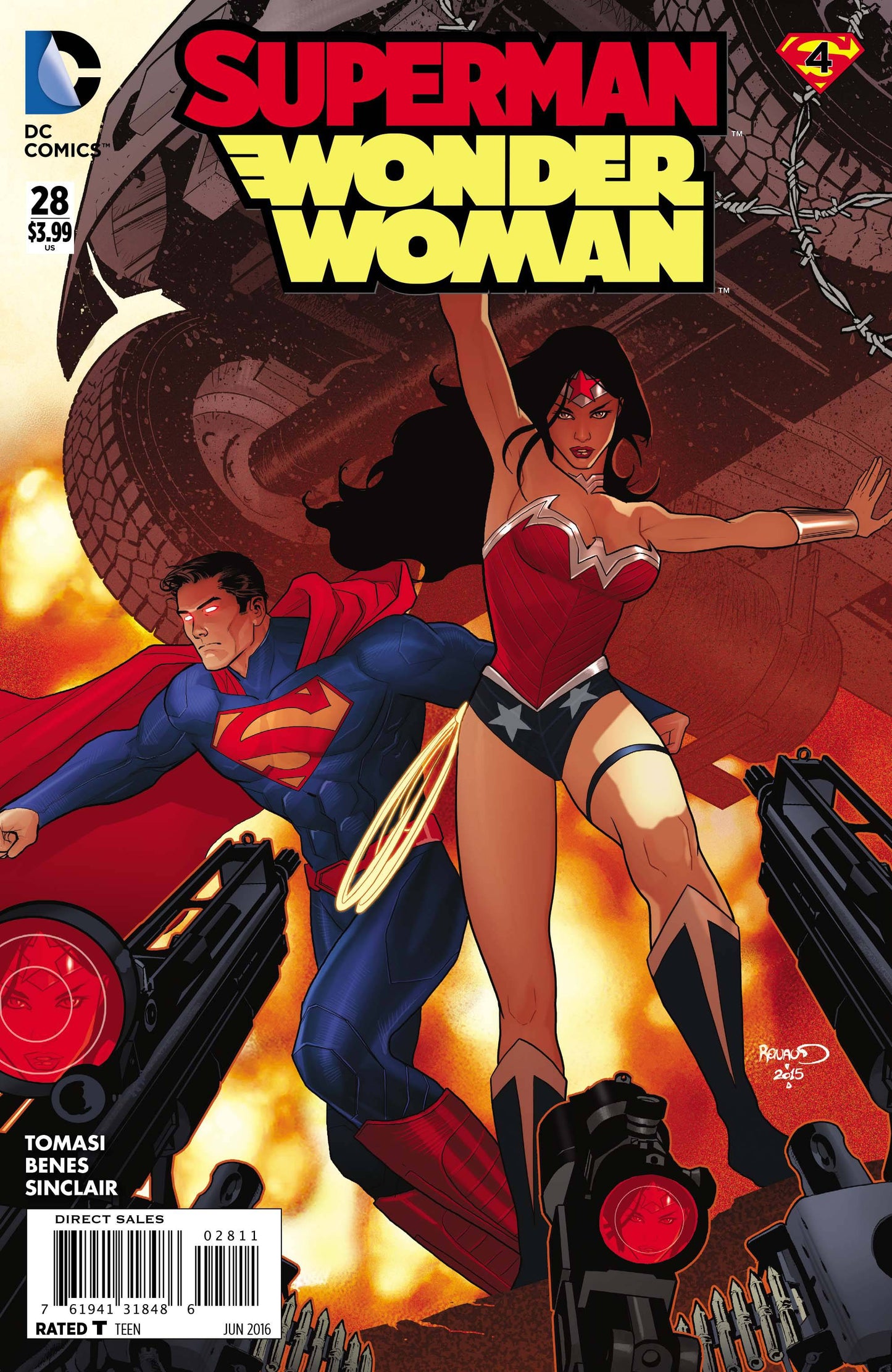 SUPERMAN WONDER WOMAN #28 2016 FINAL DAYS Superman DC COMICS