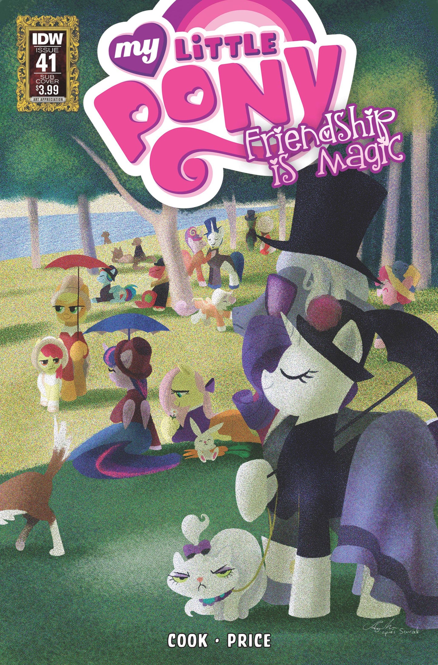 MY LITTLE PONY FRIENDSHIP IS MAGIC #41 ART APPRECIATION VARIANT 2016 My Little Pony IDW Publishing   