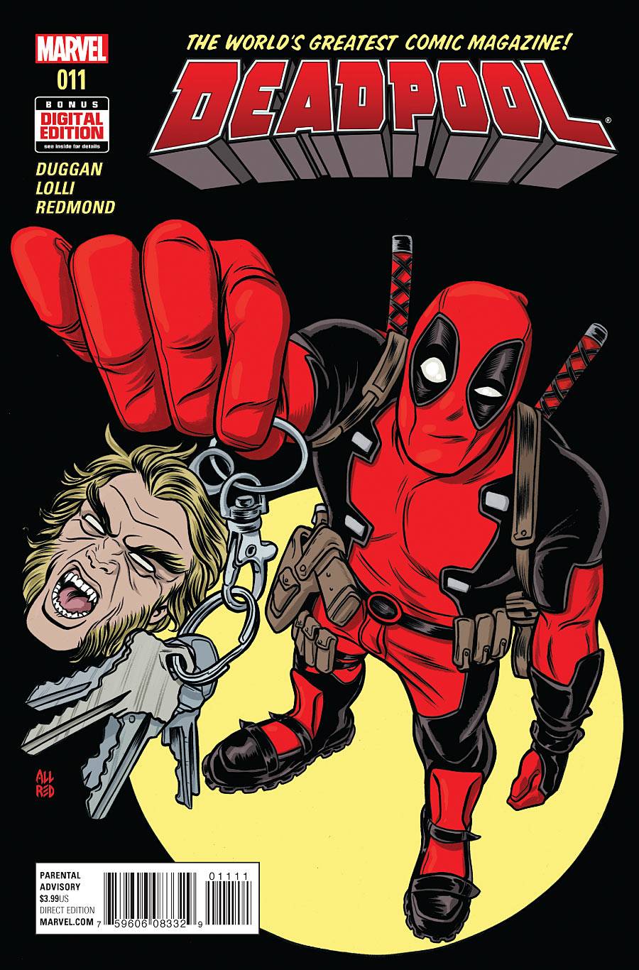 DEADPOOL #11 2016 Deadpool MARVEL COMICS   