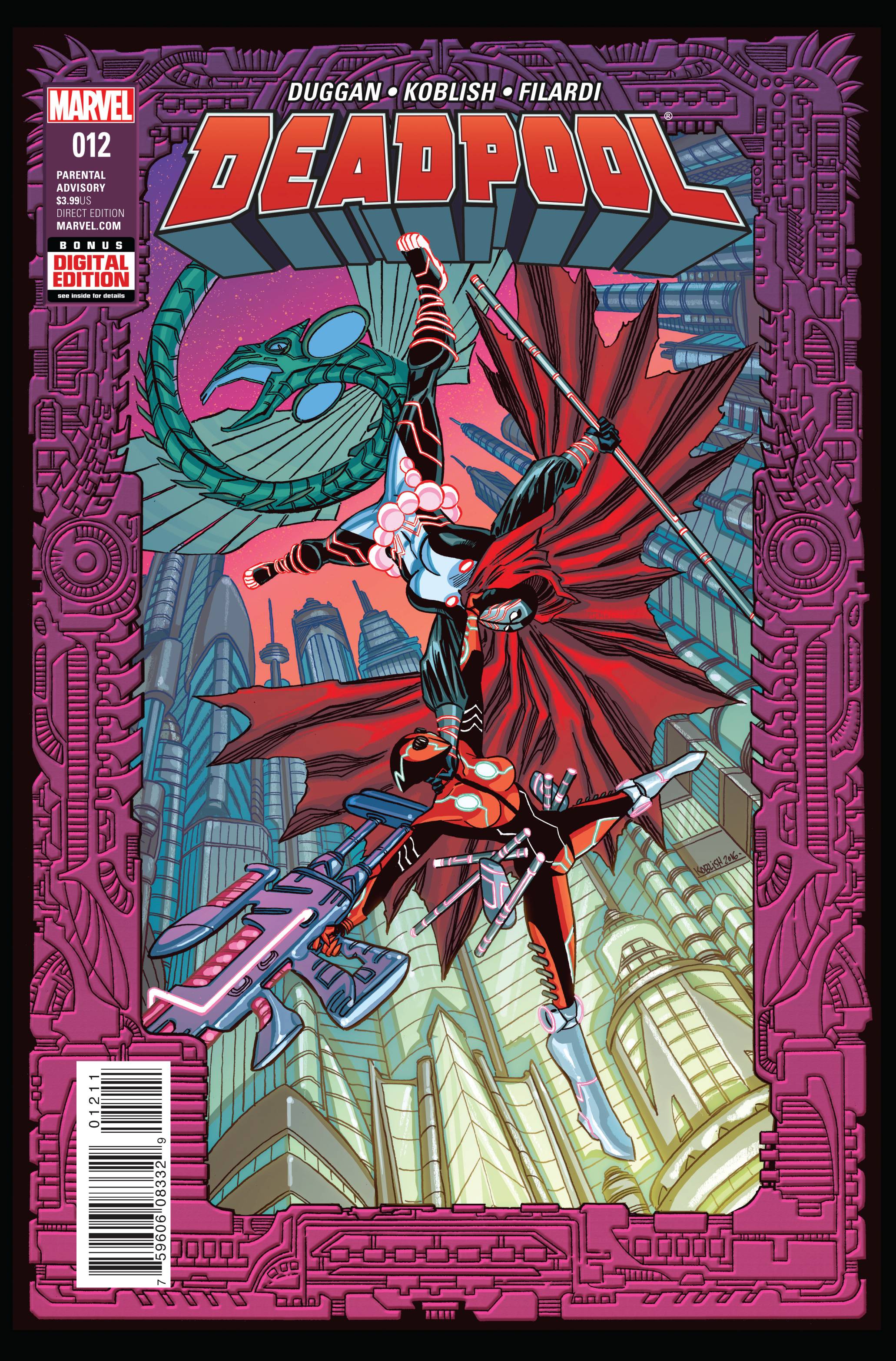 DEADPOOL #12 2016 – Sanctum Sanctorum Comics & Oddities LLC