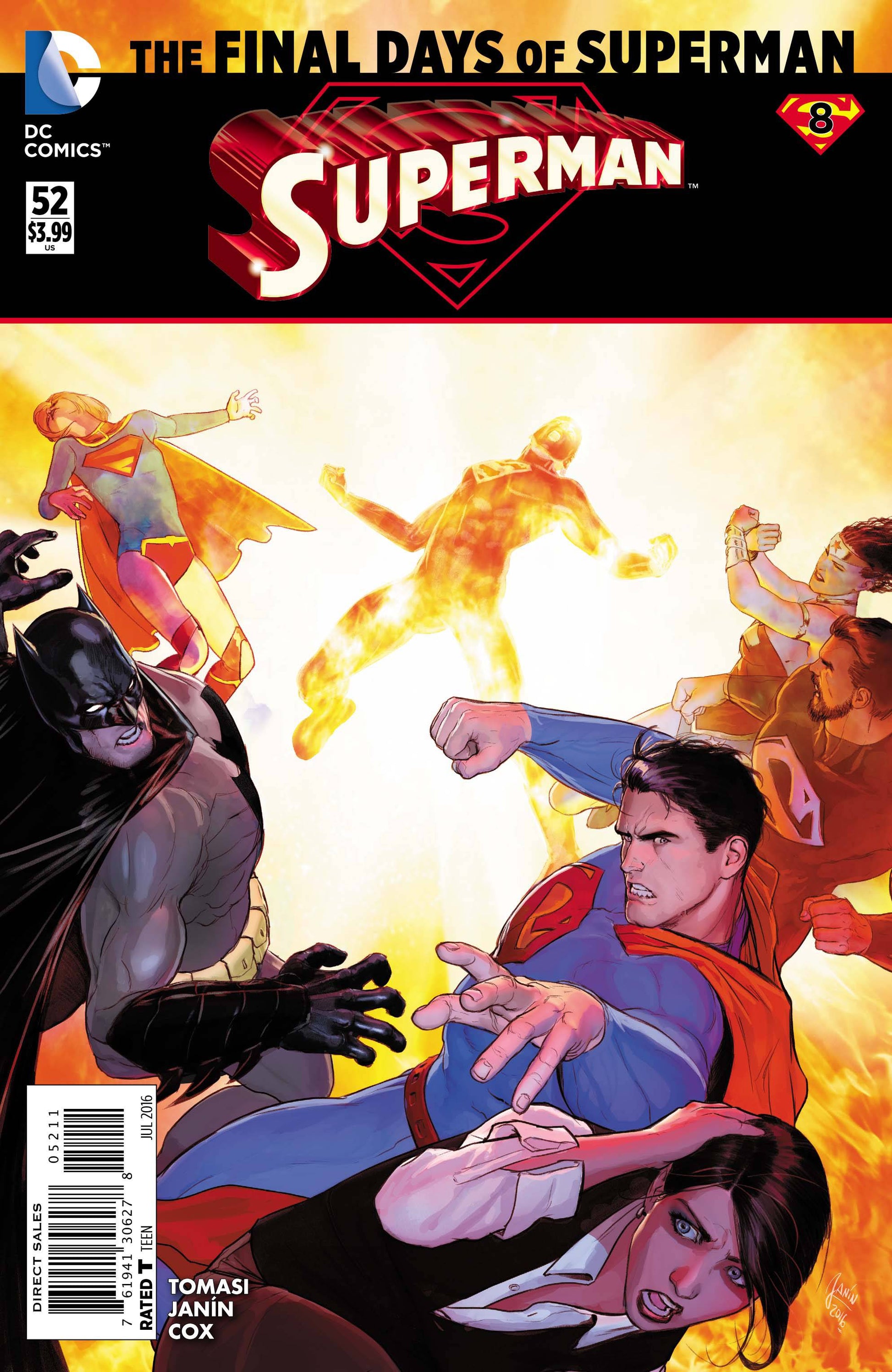 SUPERMAN #52 2016 Superman DC COMICS