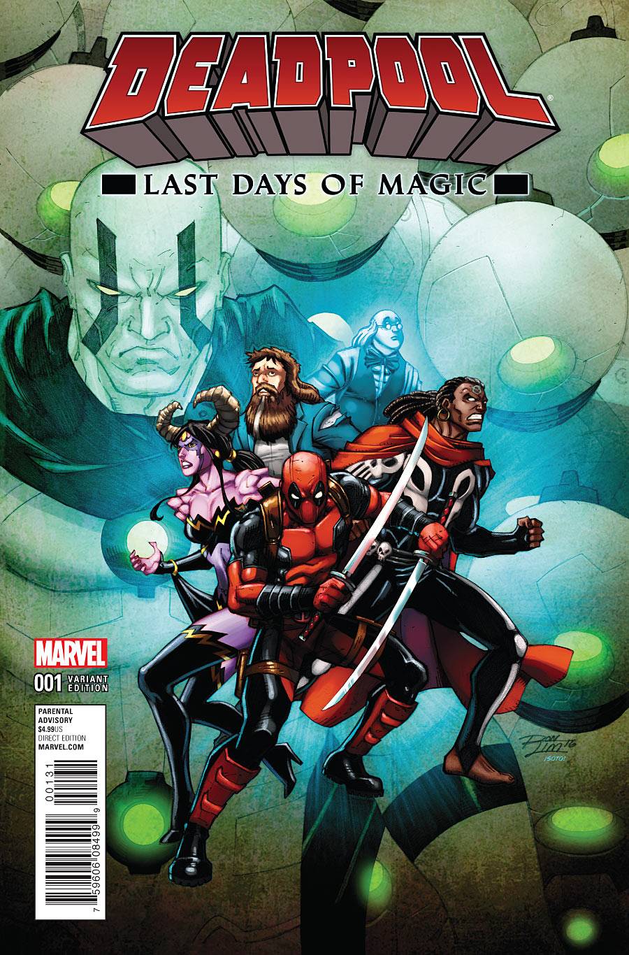 DEADPOOL LAST DAYS OF MAGIC #1 LIM VARIANT 2016 Deadpool MARVEL COMICS   