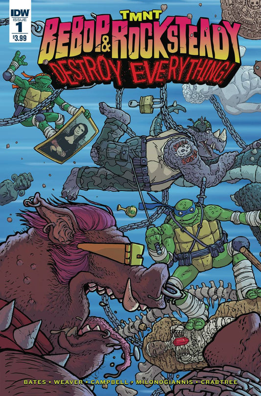 TMNT BEBOP & ROCKSTEADY DESTROY EVERYTHING #1 2016