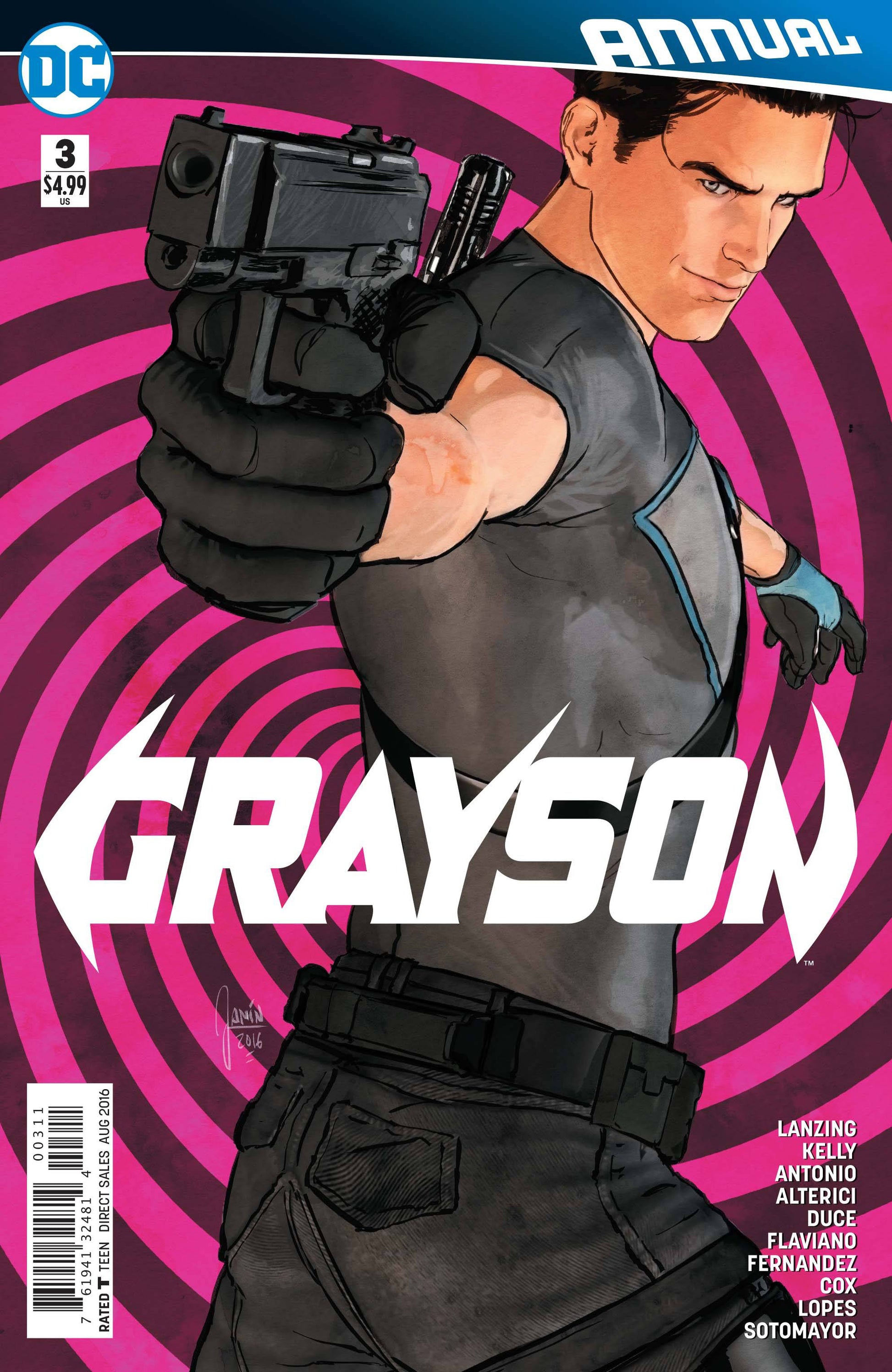 GRAYSON ANNUAL #3 2016 Grayson DC COMICS