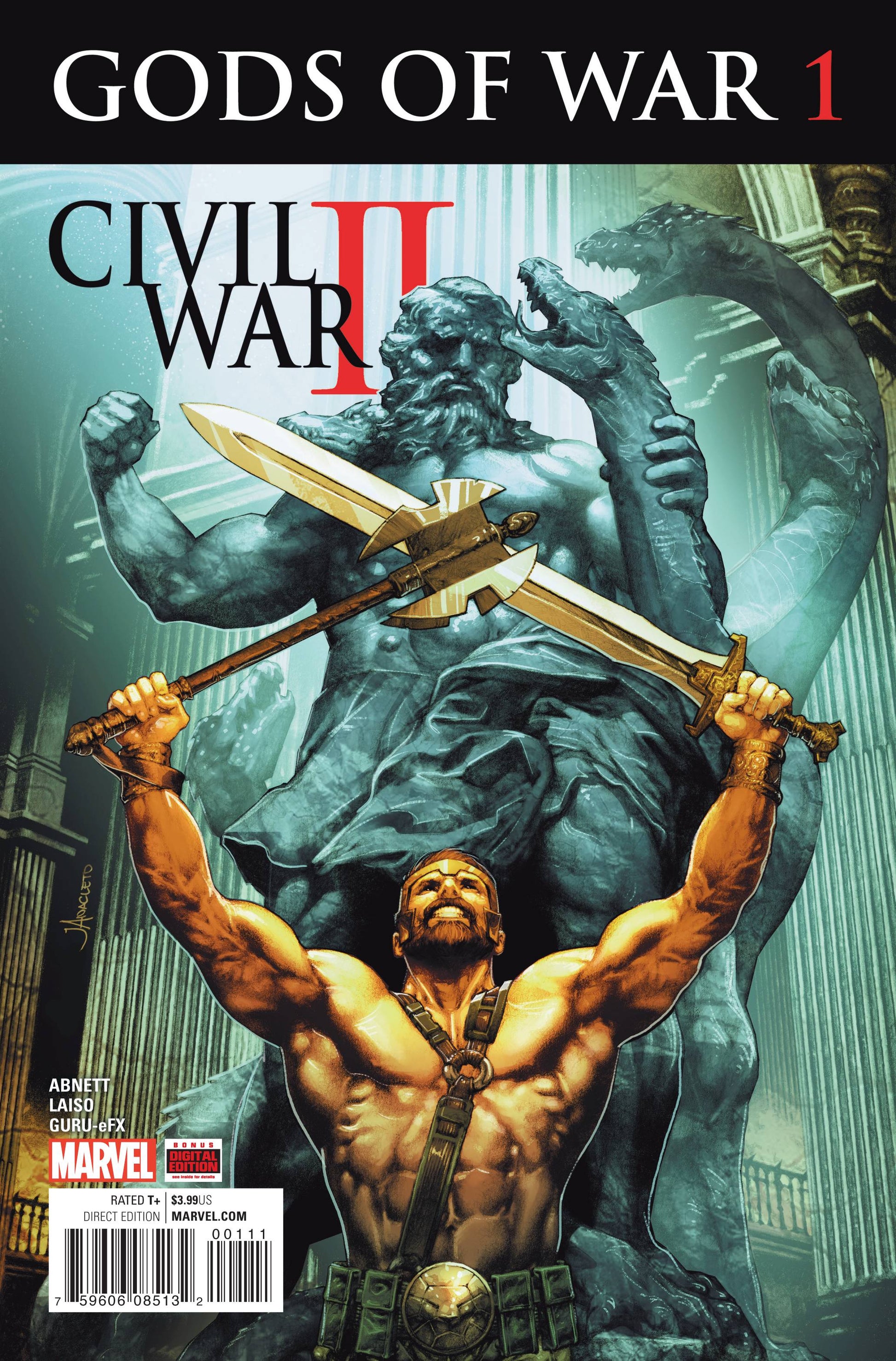 CIVIL WAR II GODS OF WAR #1 (OF 4) 2016 Captain America MARVEL COMICS