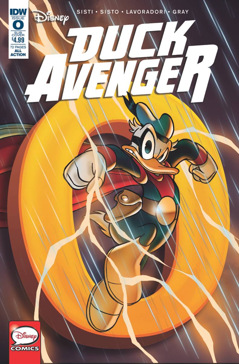 DUCK AVENGER #0 SUBSCRIPTION VARIANT 2016 Disney IDW PUBLISHING   