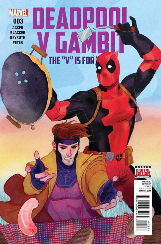 DEADPOOL VS GAMBIT #3 (OF 5) 2016 Deadpool MARVEL COMICS   