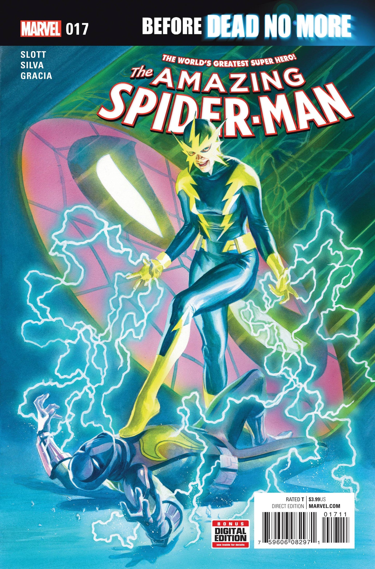 AMAZING SPIDER-MAN #17 ALEX ROSS 2016 (1ST APP ELECTRO FRANCINE FRY) Amazing Spider-Man MARVEL COMICS   