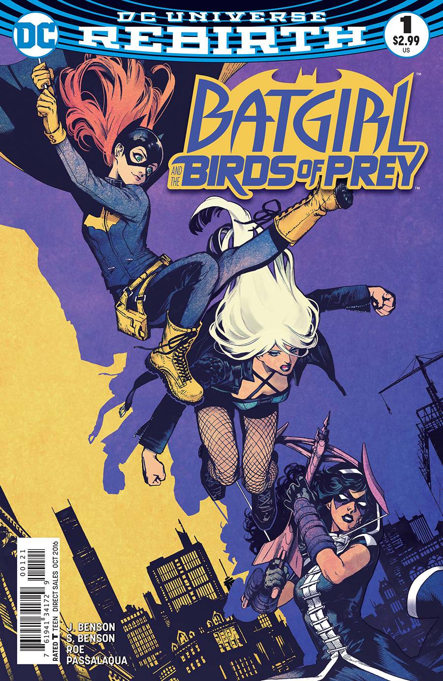 BATGIRL AND THE BIRDS OF PREY #1 VARIANT REBIRTH 2016 Batgirl DC COMICS   