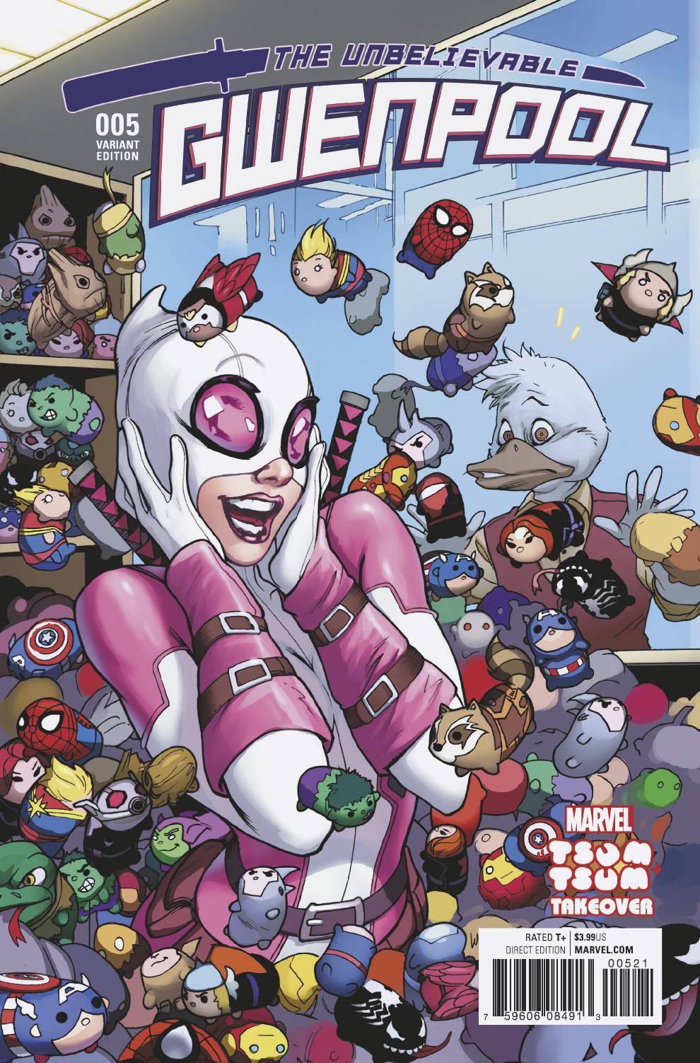 GWENPOOL #5 LUPPACHINO TSUM TSUM VARIANT 2016 Gwenpool MARVEL COMICS   