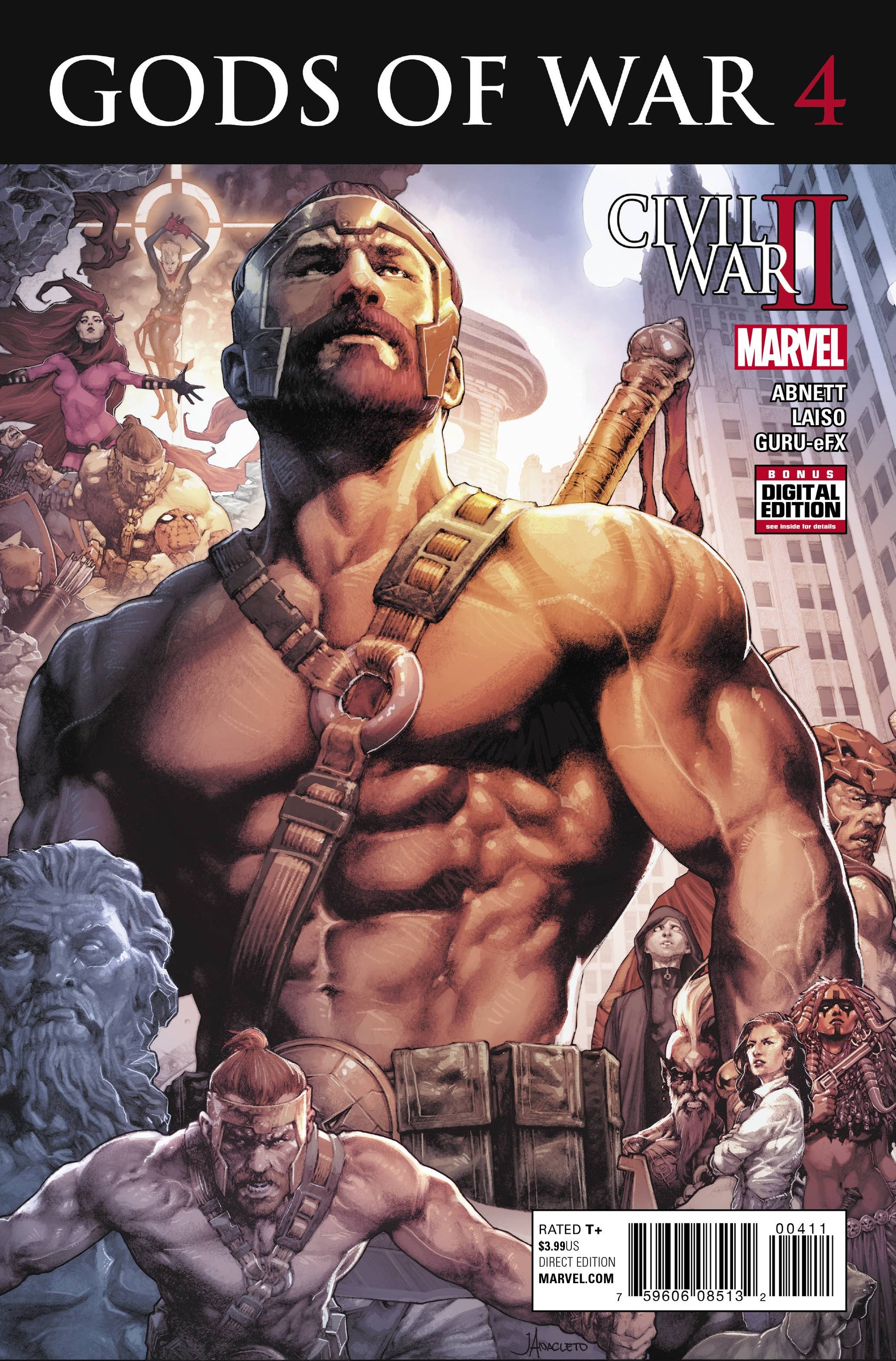 CIVIL WAR II GODS OF WAR #4 (OF 4) 2016 Captain America MARVEL COMICS