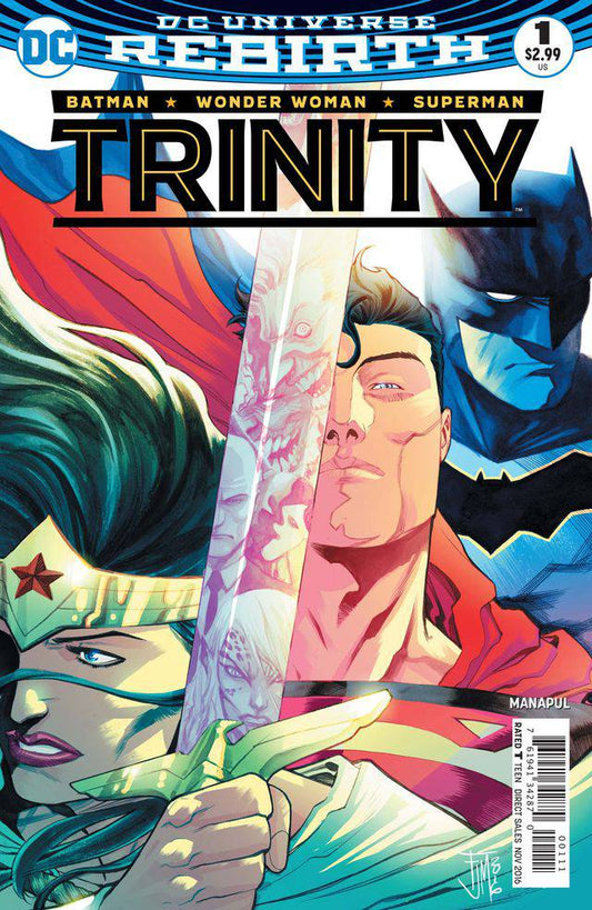 TRINITY #1 REBIRTH 2016 Superman DC COMICS