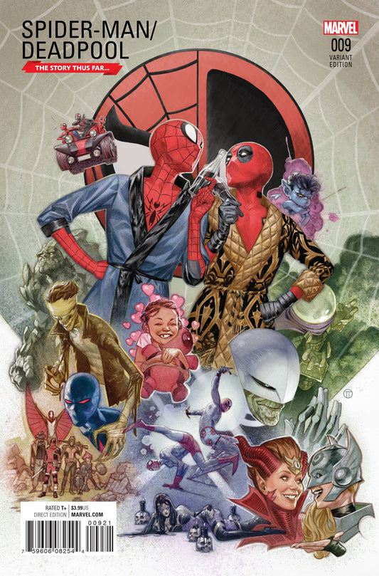 SPIDER-MAN DEADPOOL #9 TEDESCO STORY THUS FAR VARIANT 2016 (1ST APP ITSY BITSY) Spider-Man Deadpool MARVEL COMICS