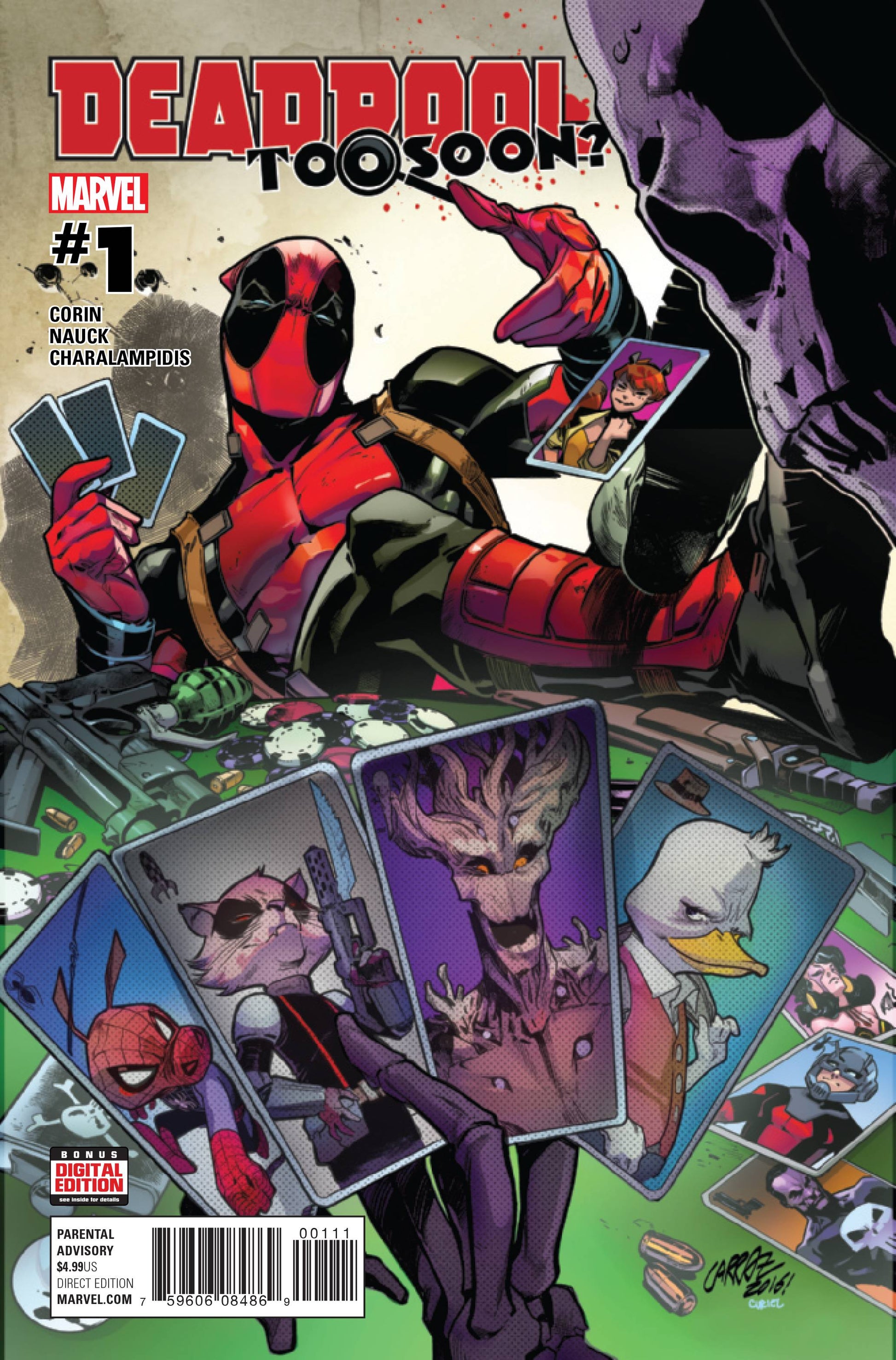 DEADPOOL TOO SOON #1 (OF 4) 2016 Deadpool MARVEL COMICS   