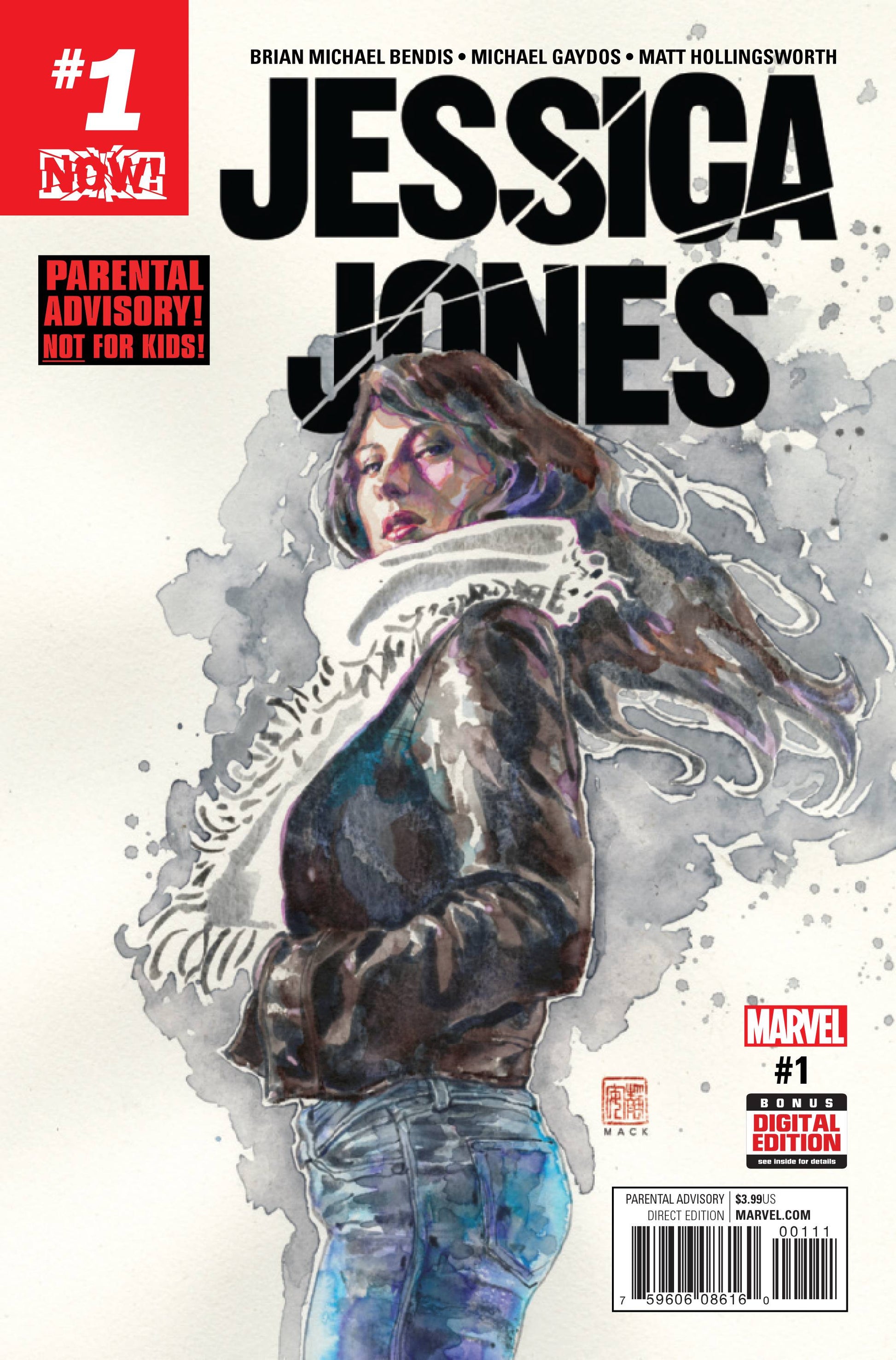JESSICA JONES #1 2016 DAVID MACK Jessica Jones MARVEL COMCS