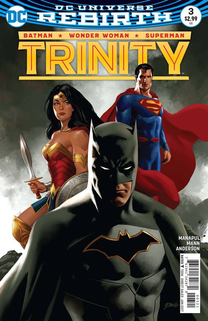 TRINITY #3 EPTING VARIANT 2016 Superman DC COMICS