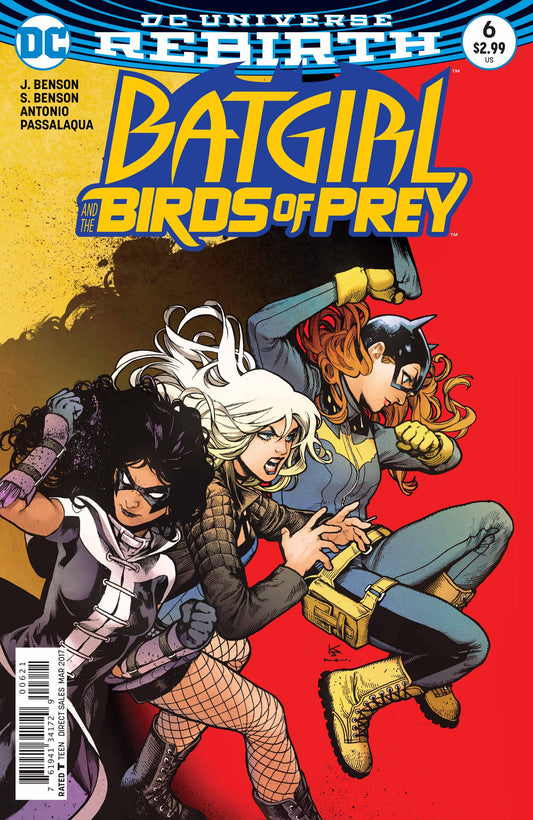BATGIRL AND THE BIRDS OF PREY #6 REBIRTH 2017 Batgirl DC COMICS