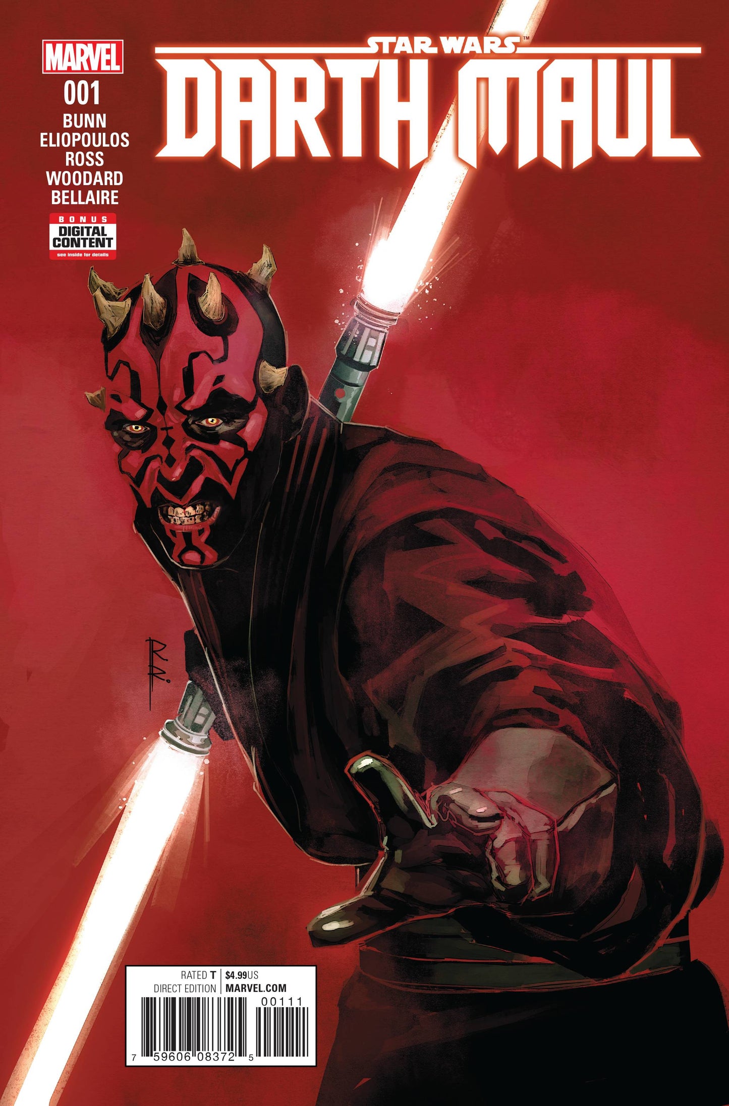 STAR WARS DARTH MAUL #1 (OF 5) 2017 Star Wars MARVEL COMCS