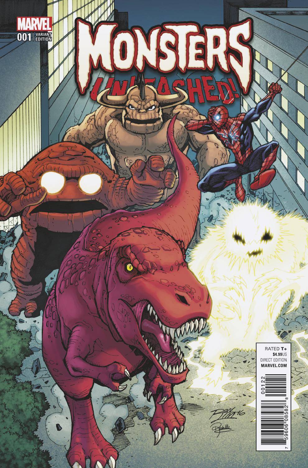 monsters unleashed marvel comics MONSTERS UNLEASHED #1 LIM PREMIERE PARTY VARIANT 2017