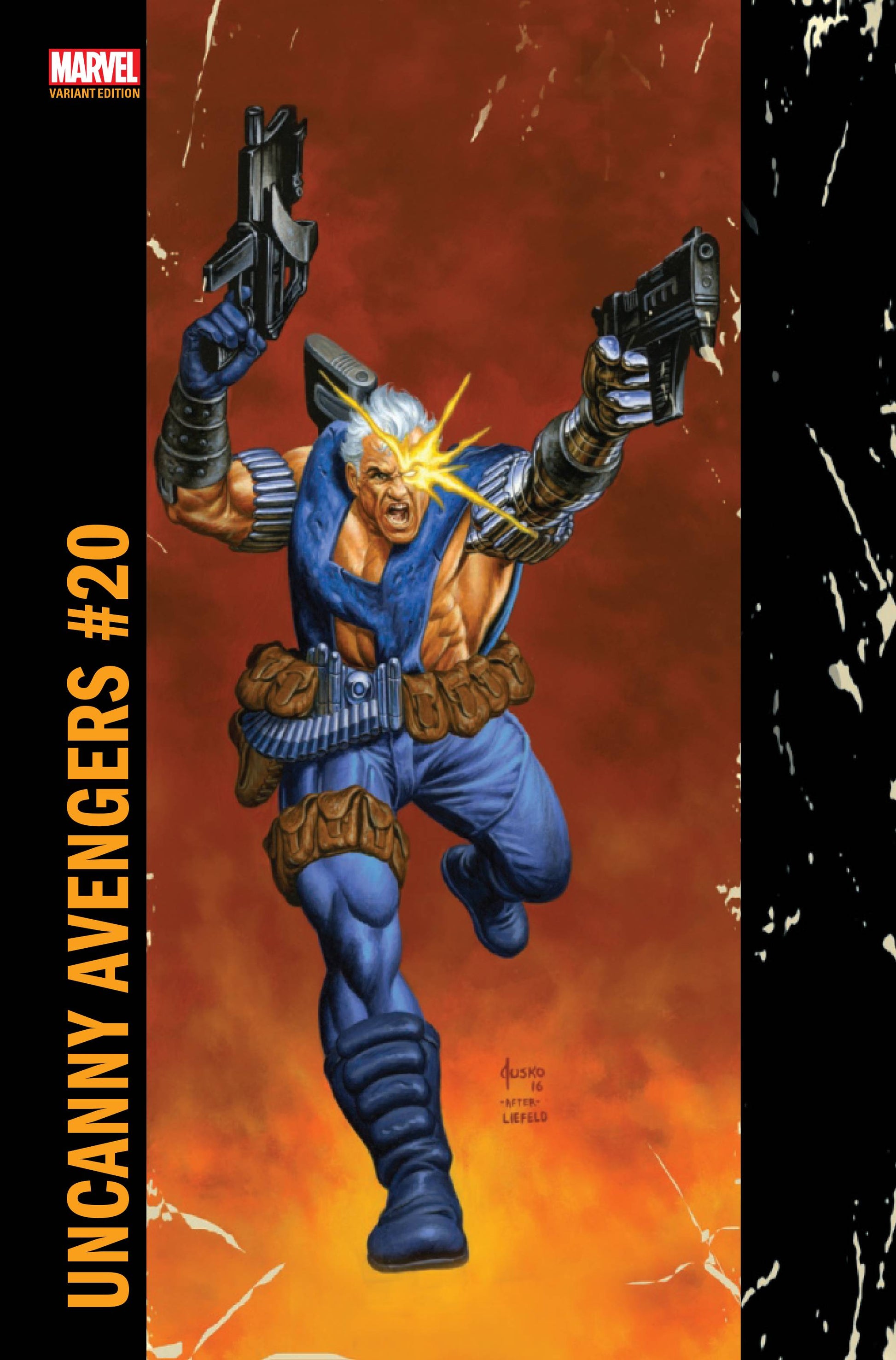 UNCANNY AVENGERS #20 JUSKO CORNER BOX VARIANT 2017 Uncanny Avengers MARVEL COMICS