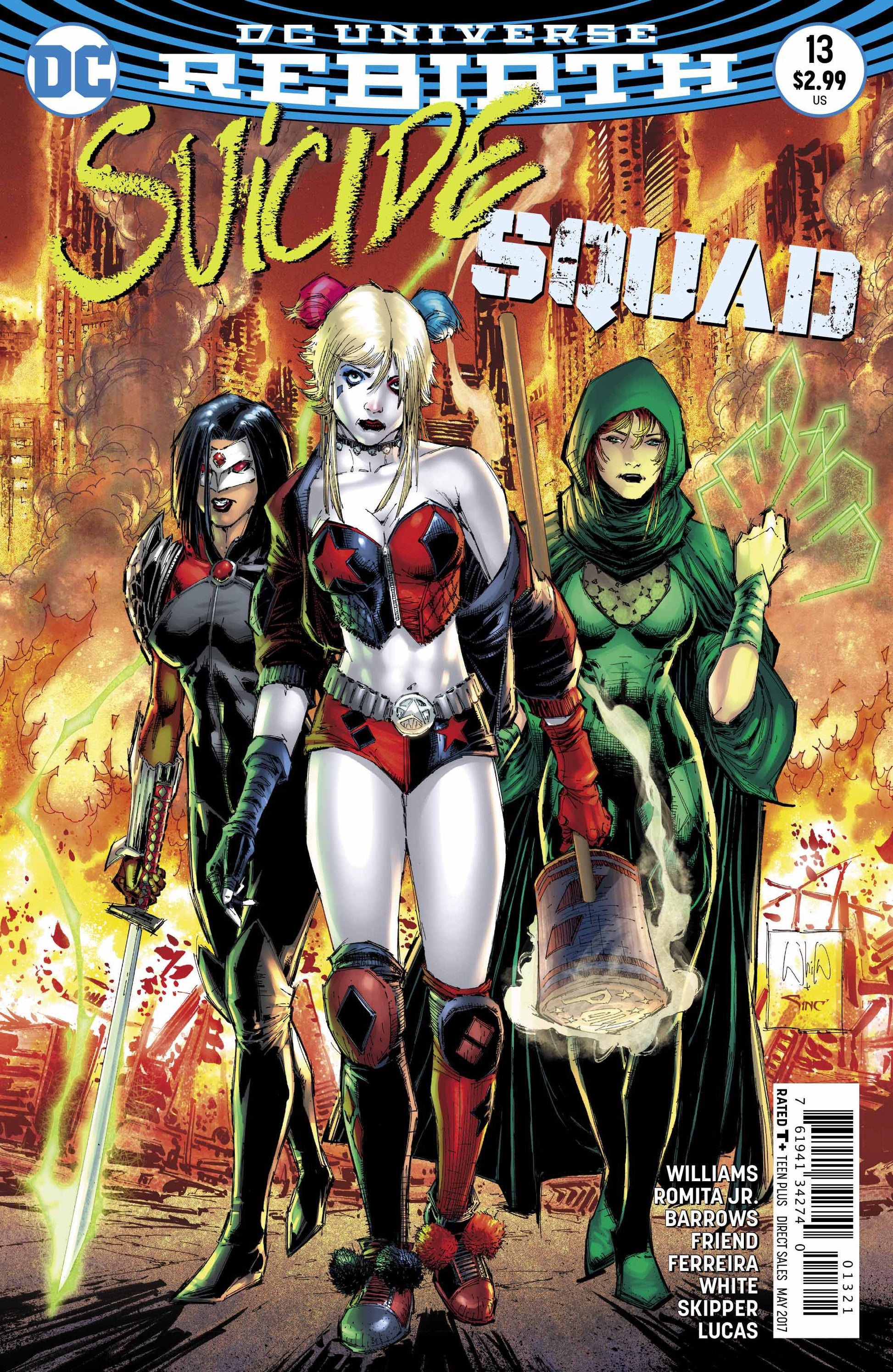 SUICIDE SQUAD #13 PORTACIO VARIANT 2017 Suicide Squad DC COMICS   