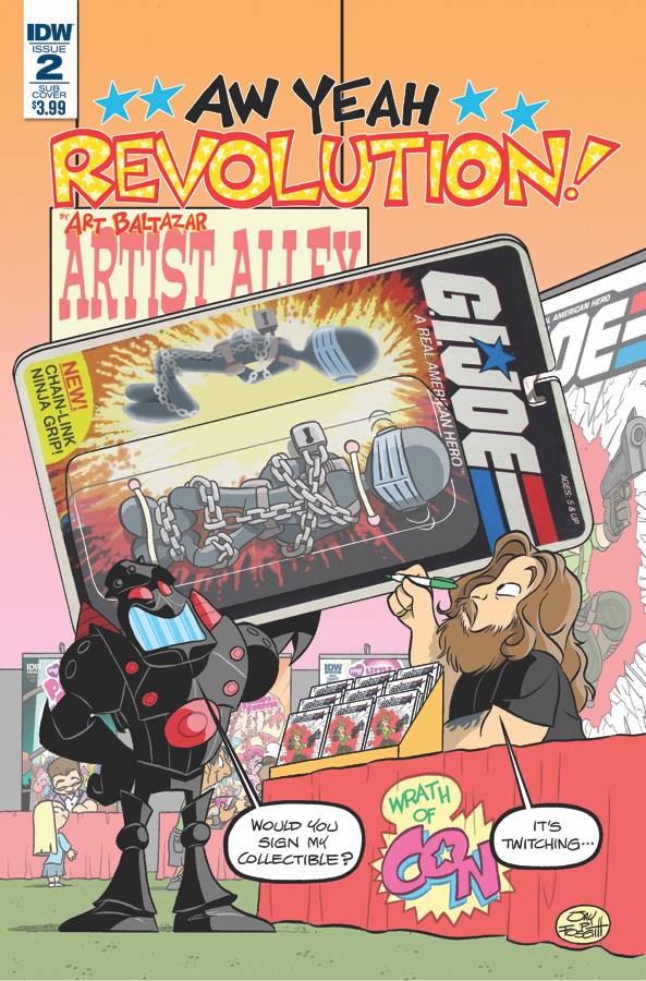 REVOLUTION AW YEAH #2 SUBSCRIPTION FOSGITT VARIANT 2017 GI Joe IDW PUBLISHING   