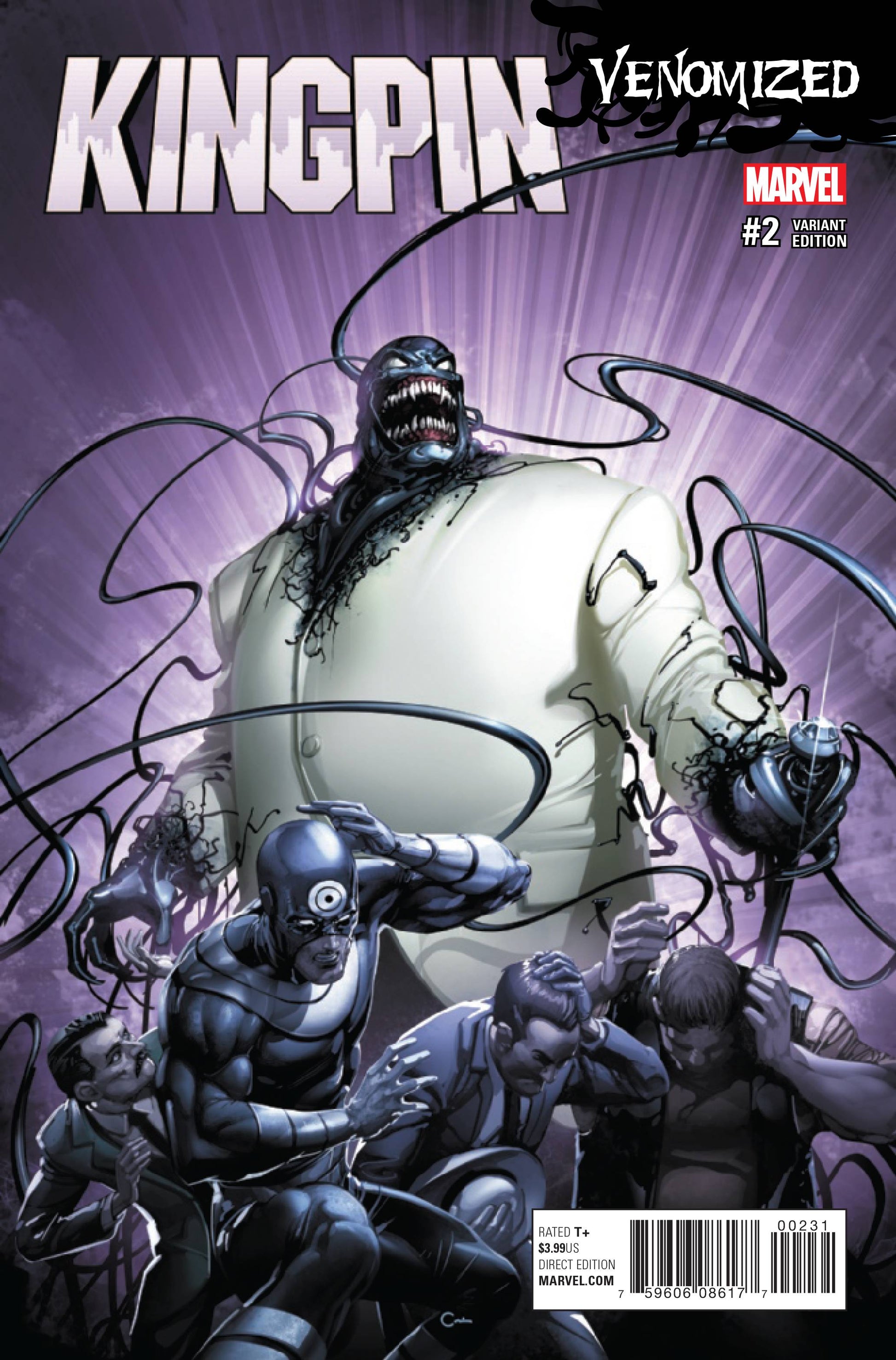 KINGPIN #2 VENOMIZED VARIANT 2017 Daredevil MARVEL COMICS   