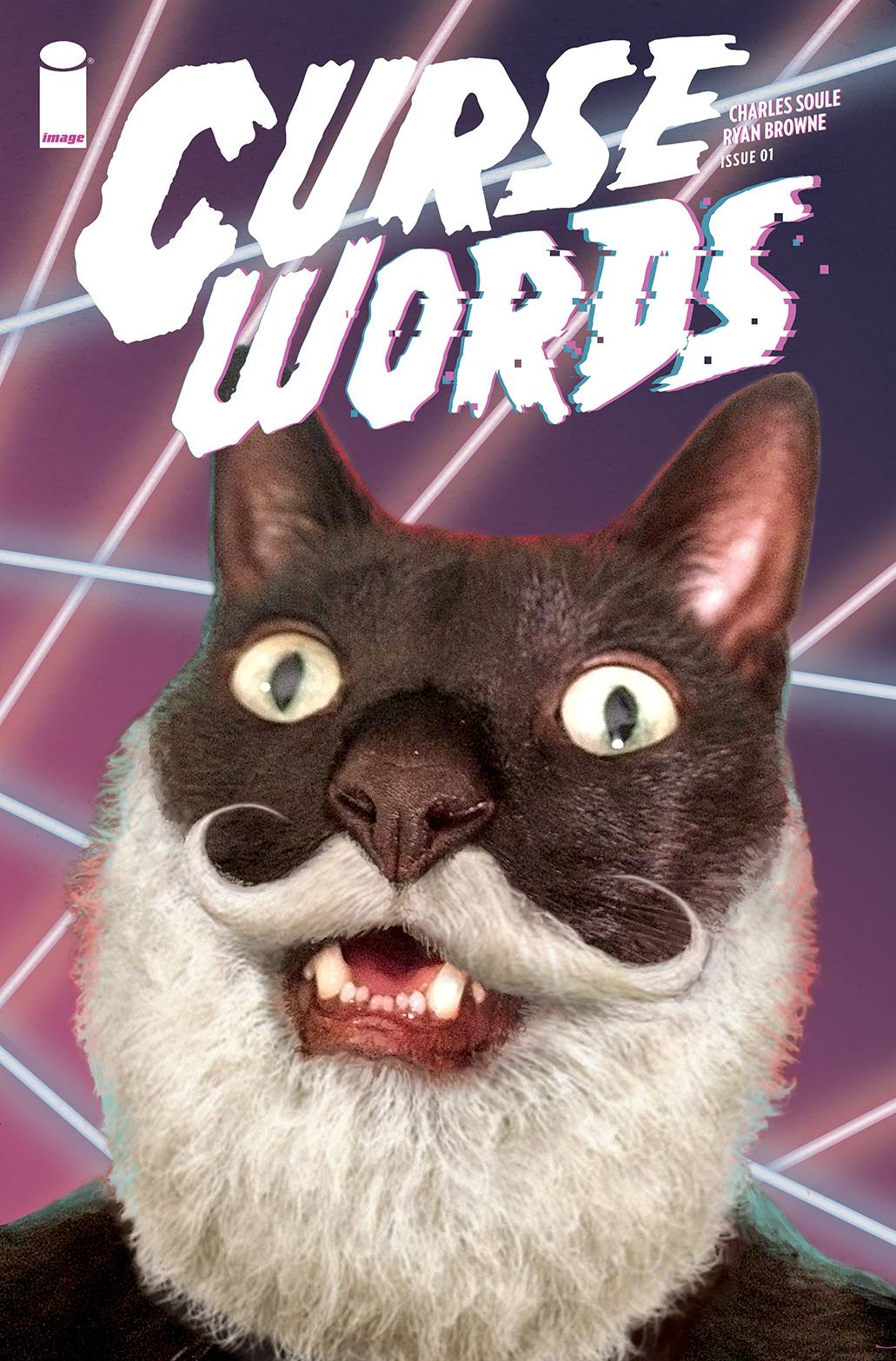 CURSE WORDS #1 CVR D GLITTER WIZARD CAT 1:50 VARIANT 2017 Curse Words IMAGE COMICS   