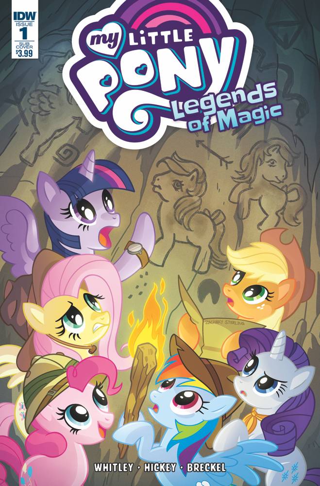 MY LITTLE PONY LEGENDS OF MAGIC #1 SUBSCRIPTION VARIANT 2017 My Little Pony IDW PUBLISHING   
