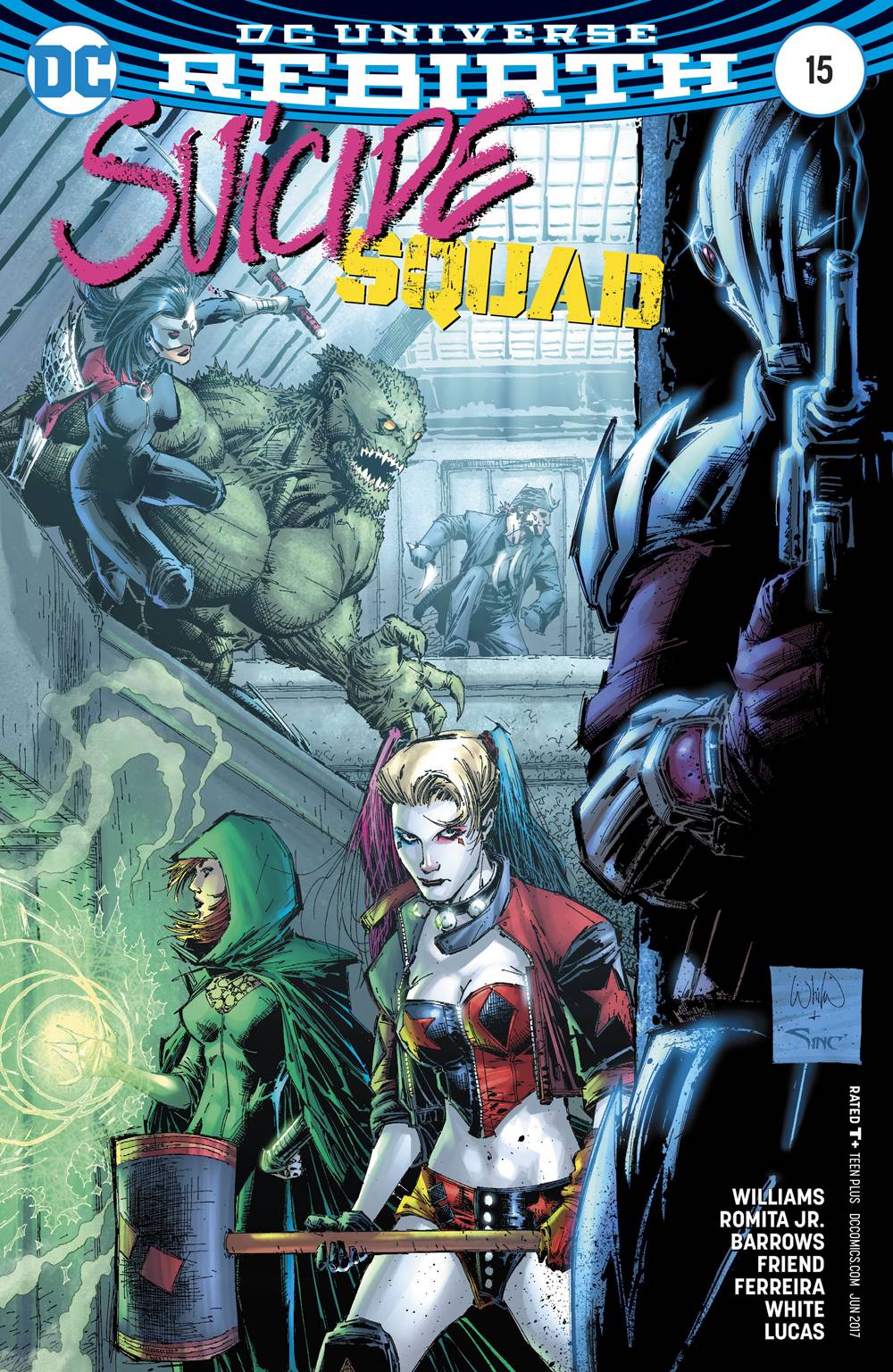 SUICIDE SQUAD #15 PORTACIO VARIANT 2017 Suicide Squad DC COMICS   