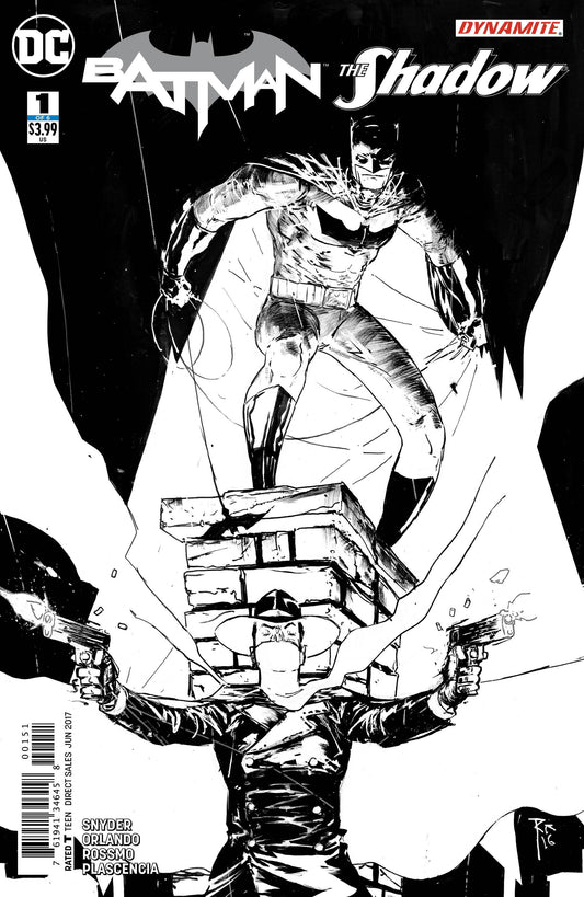 BATMAN THE SHADOW #1 (OF 6) COLORING BOOK B&W VARIANT 2017 Batman DC COMICS