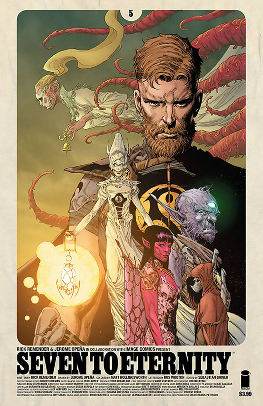 SEVEN TO ETERNITY #5 CVR A OPENA & HOLLINGSWORTH 2017 Seven to Eternity IMAGE COMICS
