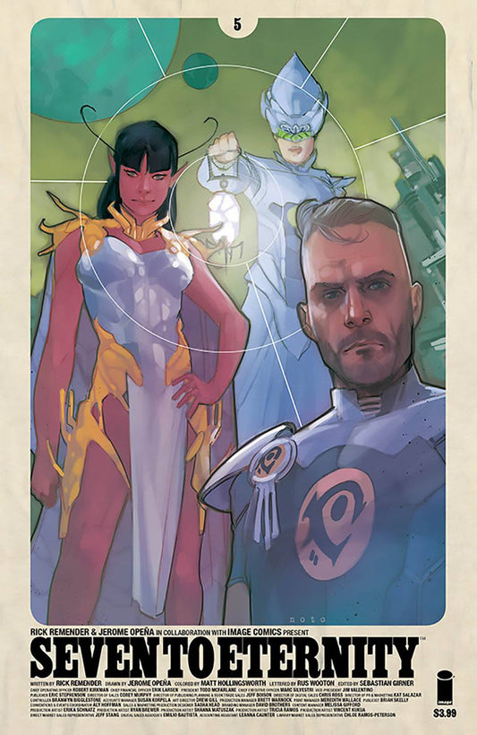 SEVEN TO ETERNITY #5 CVR B NOTO 2017 Seven to Eternity IMAGE COMICS