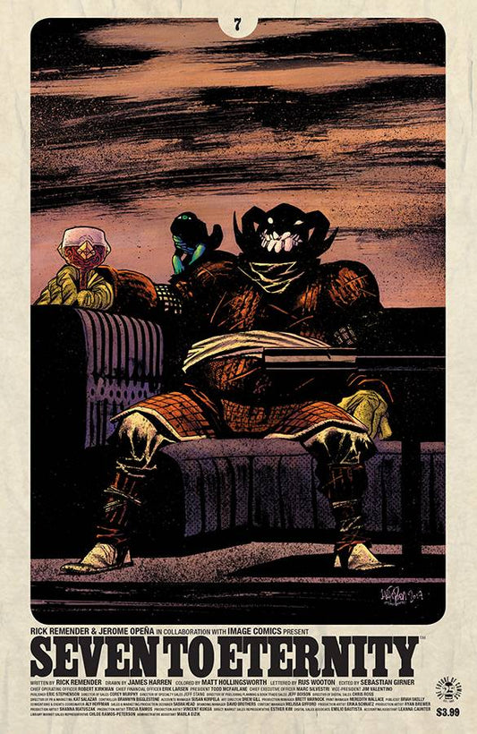 SEVEN TO ETERNITY #7 CVR A HARREN & HOLLINGSWORTH 2017 Seven to Eternity IMAGE COMICS