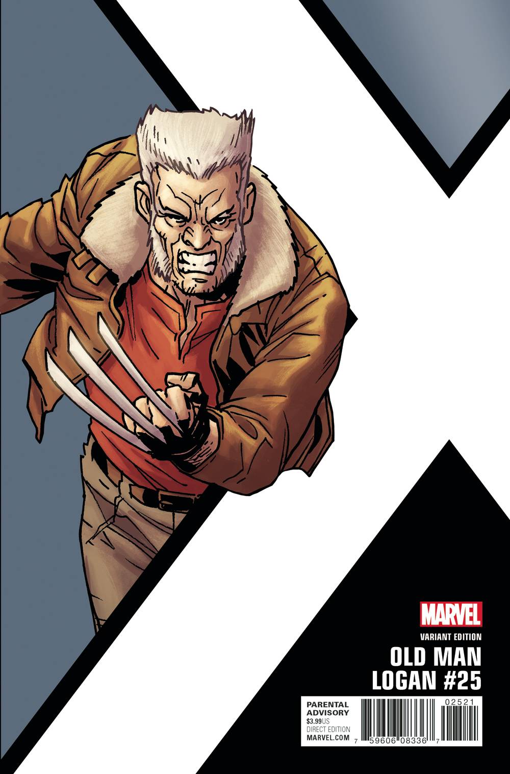 OLD MAN LOGAN #25 KIRK CORNER BOX 1:10 VARIANT (MR) 2017 Wolverine MARVEL COMICS   