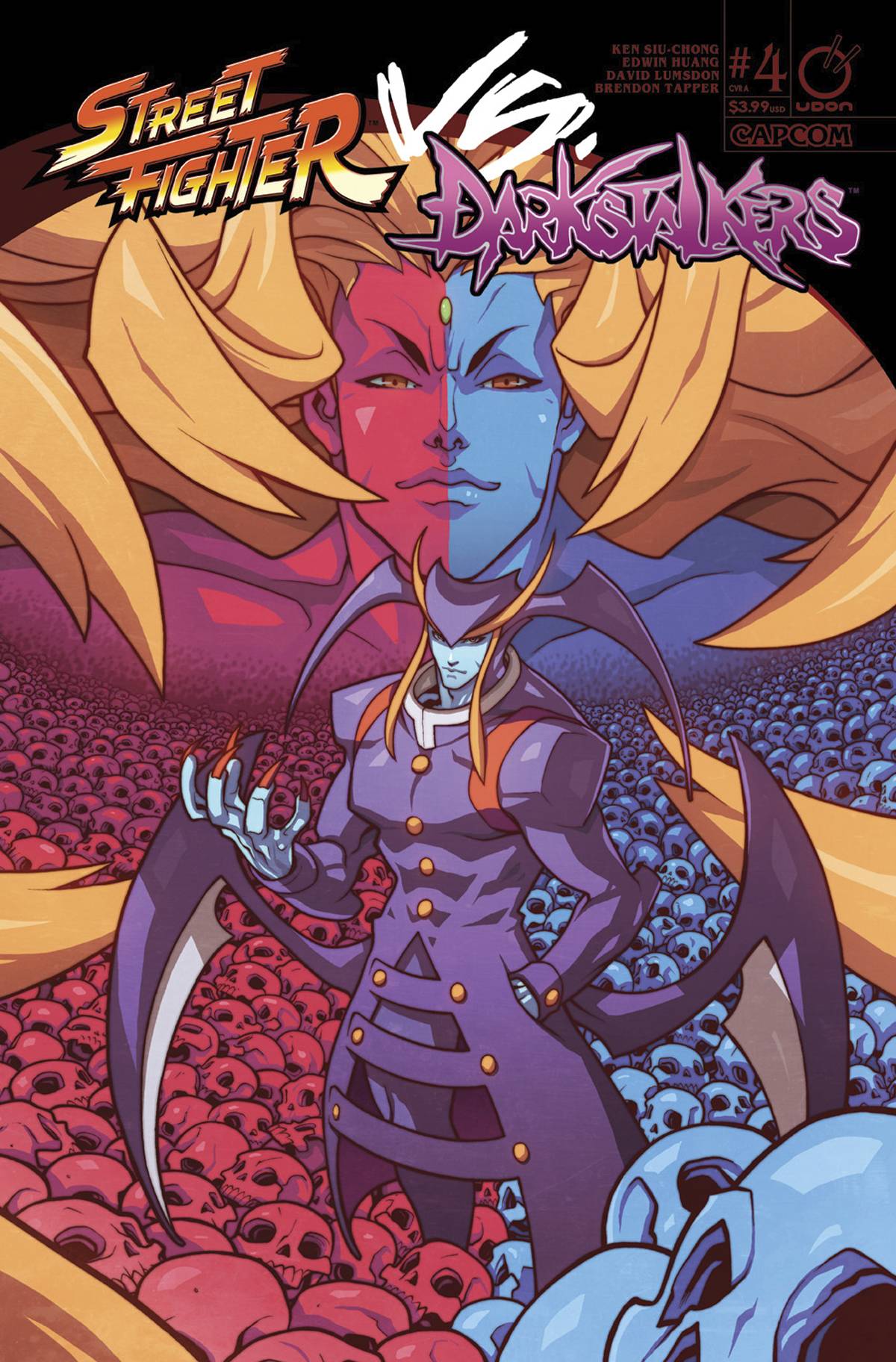 STREET FIGHTER VS DARKSTALKERS #4 (OF 8) CVR A HUANG 2017 Street Fighter UDON ENTERTAINMENT INC   