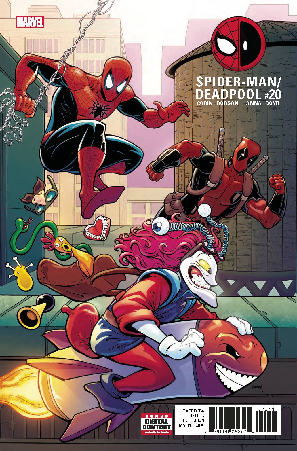 SPIDER-MAN DEADPOOL #20 2017 Spider-Man Deadpool MARVEL COMICS