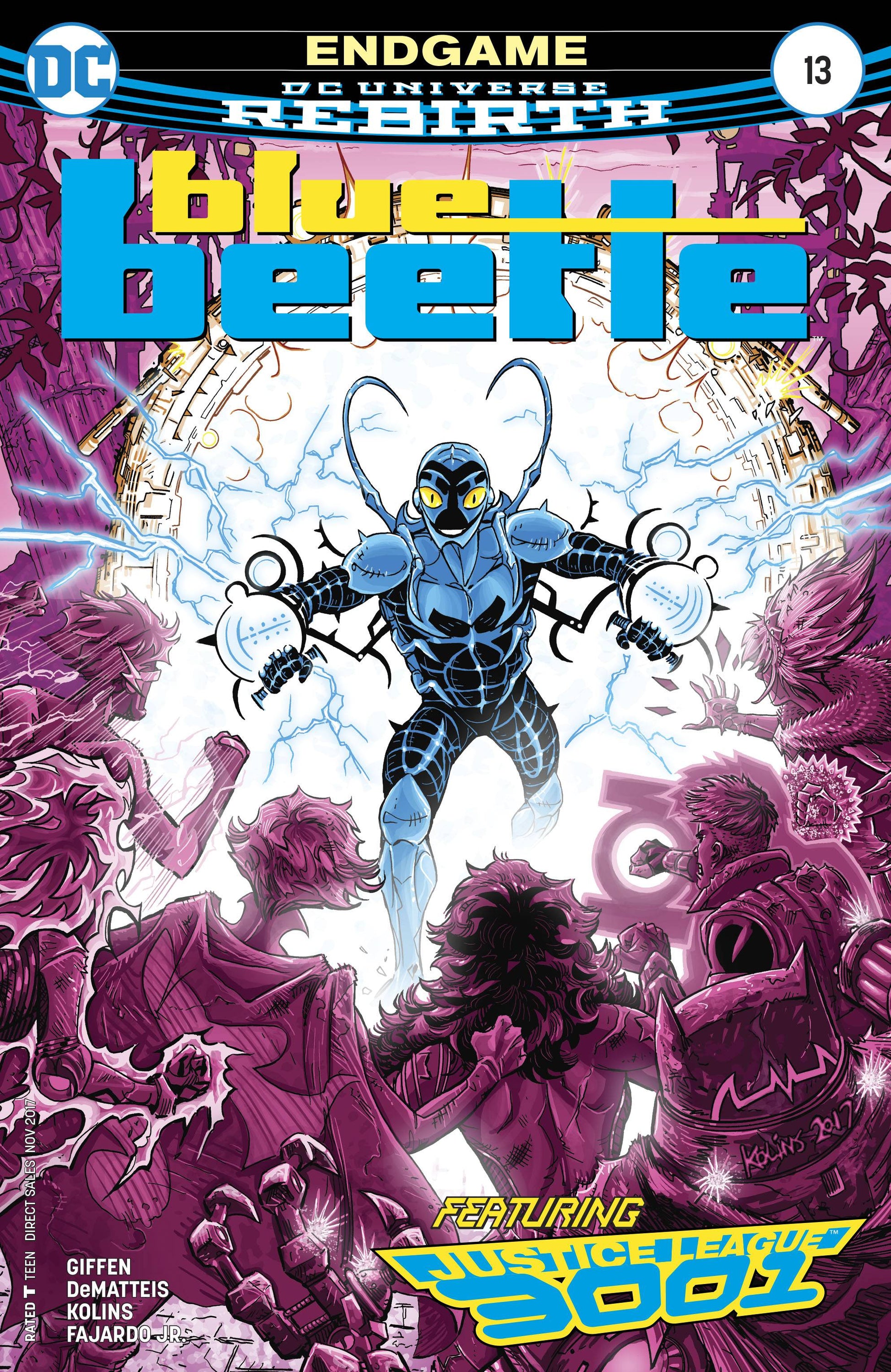BLUE BEETLE #13 REBIRTH 2017 Blue Beetle DC COMICS   