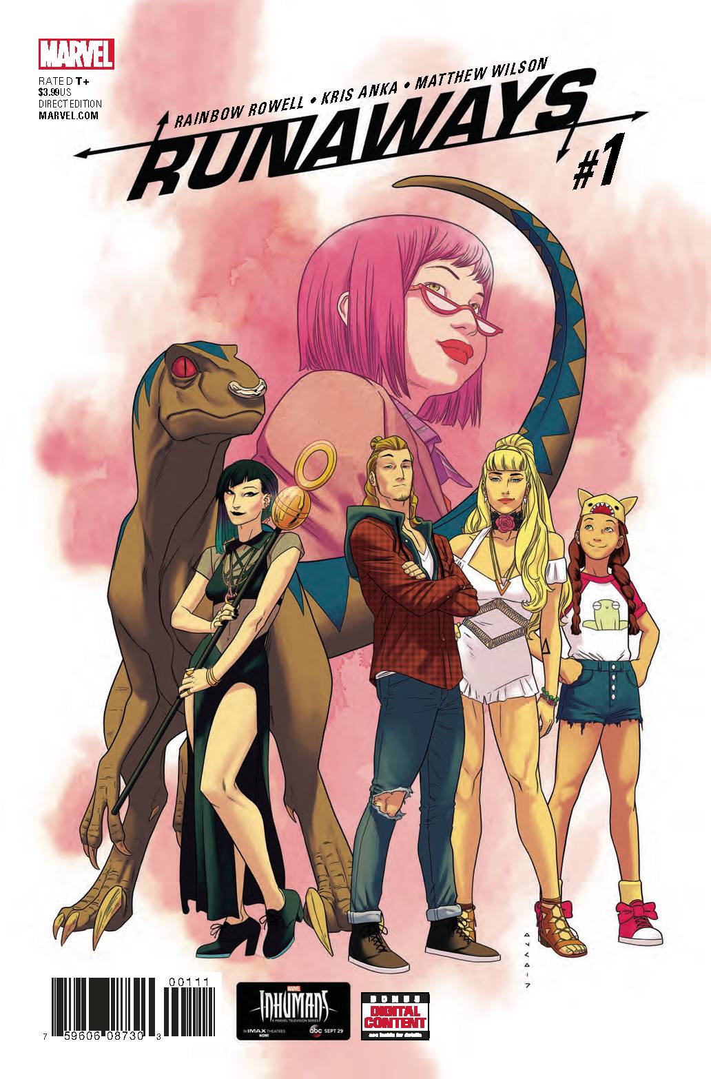 RUNAWAYS #1 2017 Runaways MARVEL COMICS