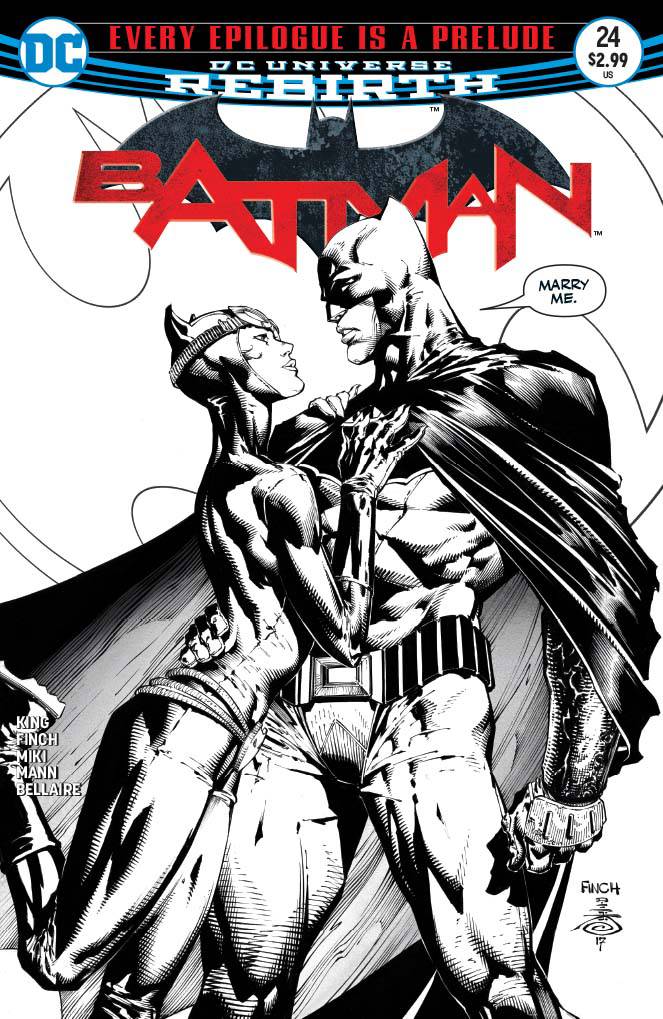 BATMAN #24 PROPOSAL 3RD PRINT VARIANT 2017 Batman DC COMICS   