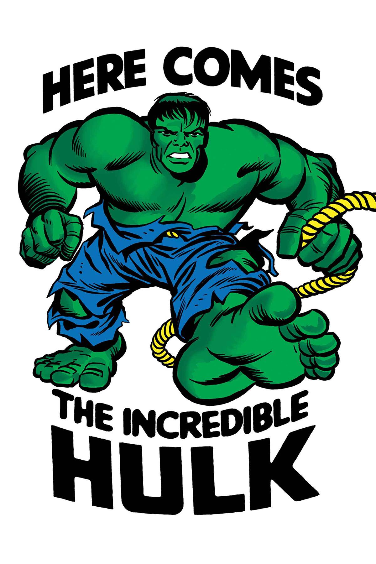 INCREDIBLE HULK #709 KIRBY 1965 T-SHIRT 1:50 VARIANT 2017 Hulk MARVEL COMICS   