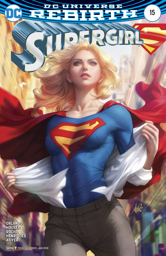 SUPERGIRL #15 ARTGERM VARIANT 2018 Supergirl DC COMICS