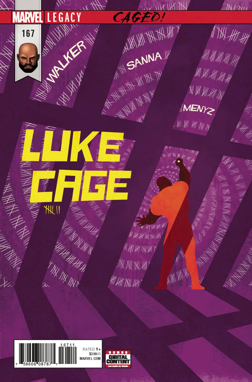 LUKE CAGE #167 2017 Luke Cage MARVEL COMCS