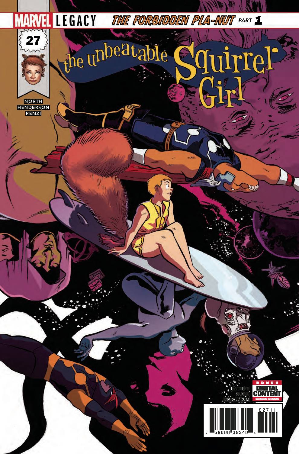 UNBEATABLE SQUIRREL GIRL #27 2017 Squirrel Girl MARVEL COMICS