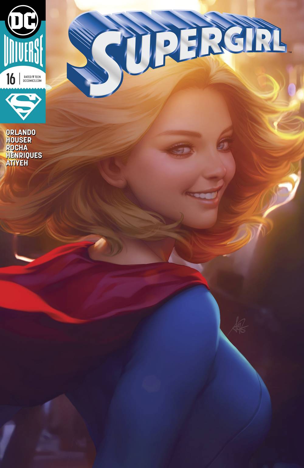 SUPERGIRL #16 ARTGERM VARIANT 2017 Supergirl DC COMICS   