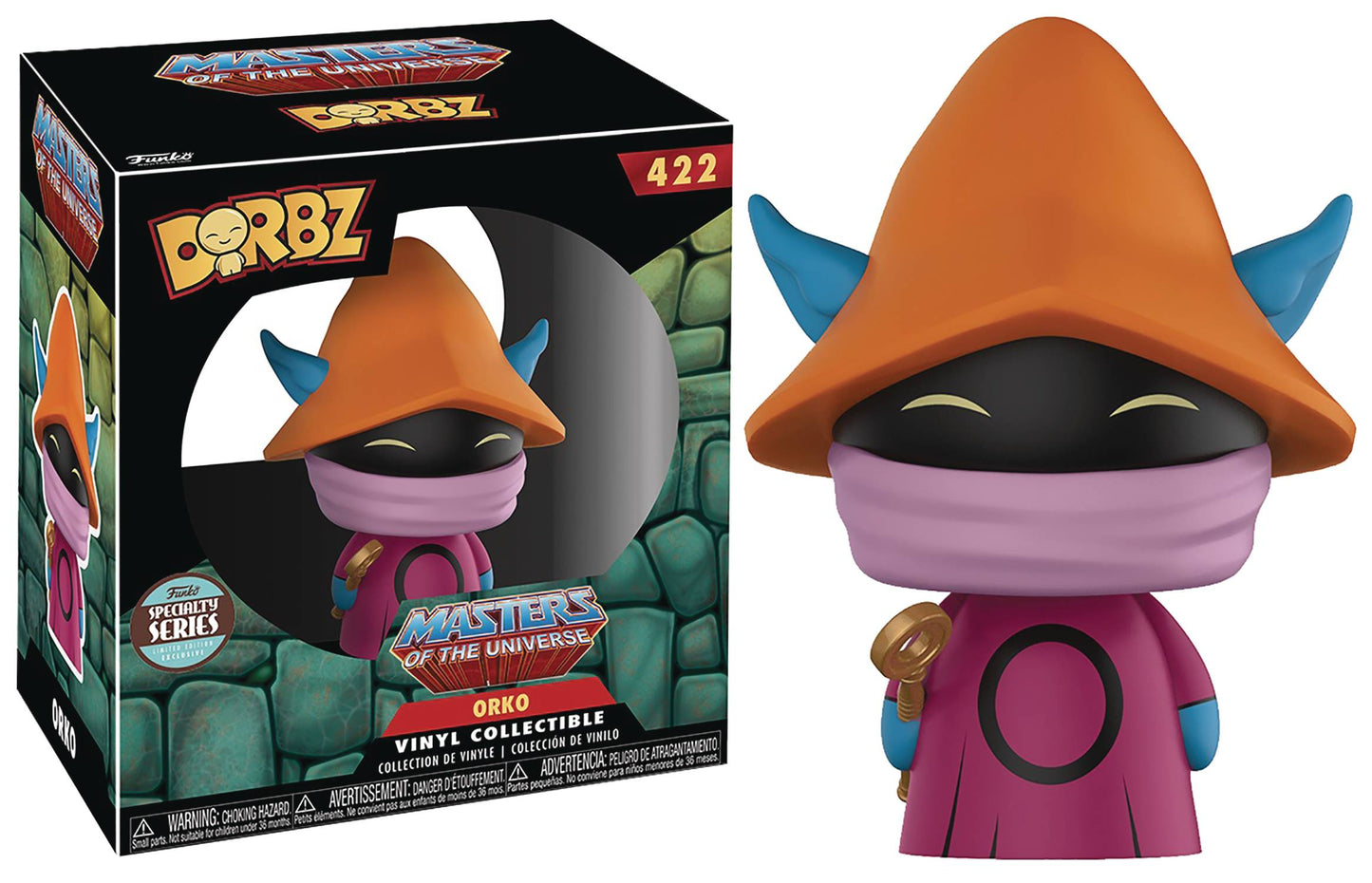 DORBZ SPECIALTY SERIES MOTU ORKO VINYL FIGURE FUNKO