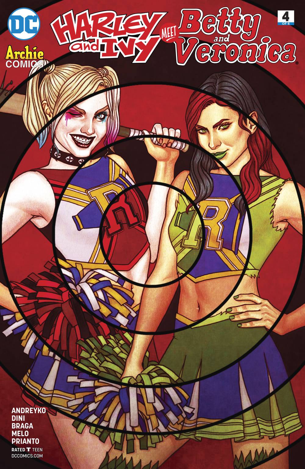 HARLEY & IVY MEET BETTY & VERONICA #4 (OF 6) FRISON COVER 2018 Batman DC COMICS