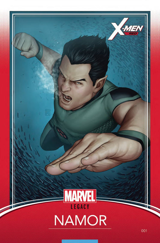 X-MEN RED #1 CHRISTOPHER TRADING CARD VARIANT 2018
