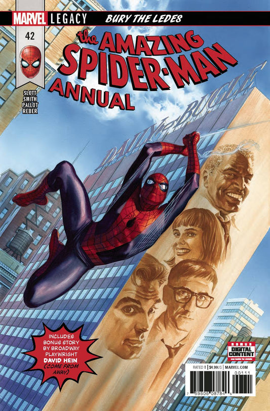 AMAZING SPIDER-MAN ANNUAL #42 ALEX ROSS COVER 2018 Amazing Spider-Man MARVEL COMICS